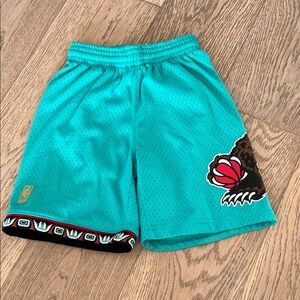 Mitchell & Ness Teal Kids Shorts Timberwolves